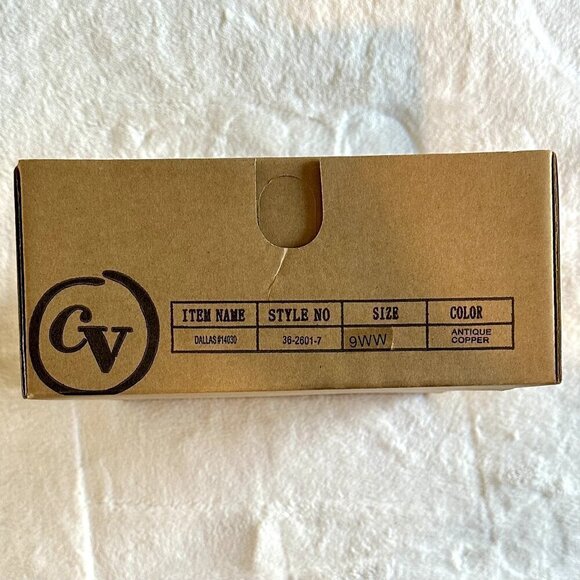 NIB Comfortview Dallas Heeled Loafers in Antique Copper 9WW - Picture 6 of 6